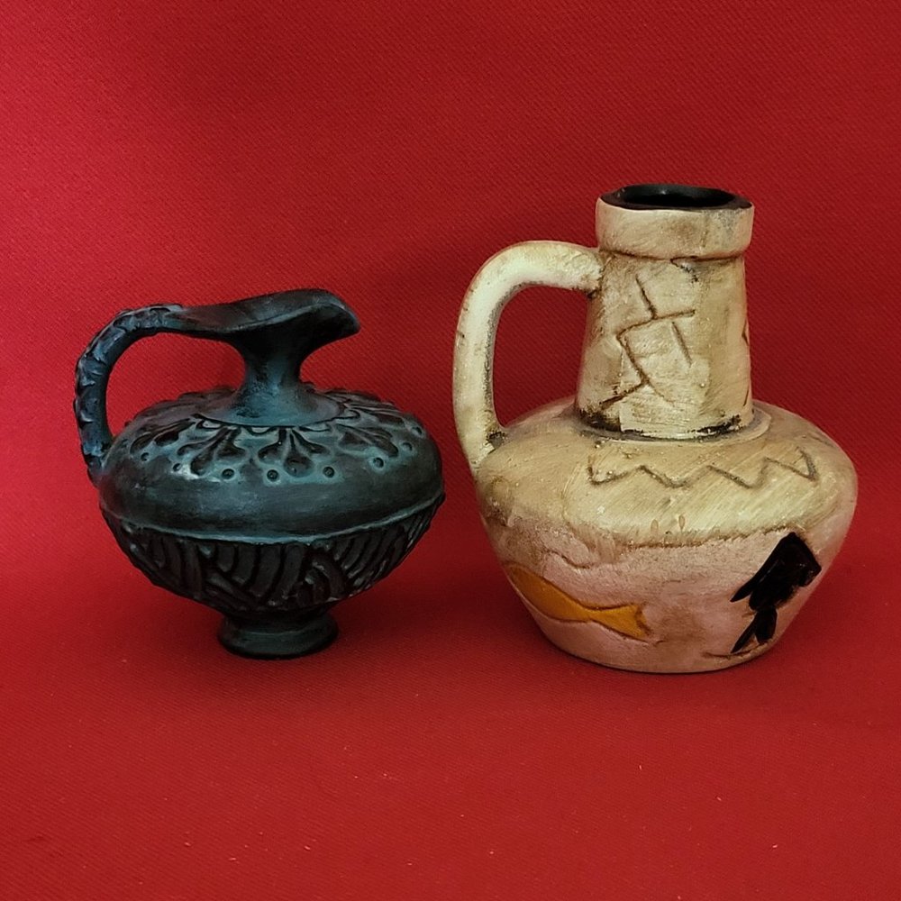 Jar Pottery Marked Hand Made Greece Meteor Crater Arizona - Picture 3 of 13